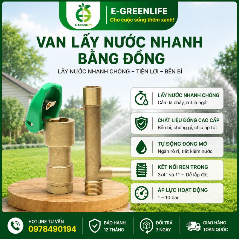 van-lay-nuoc-nhanh-bang-dong-E-GreenLife Hình ảnh Van lấy nước nhanh bằng đồng