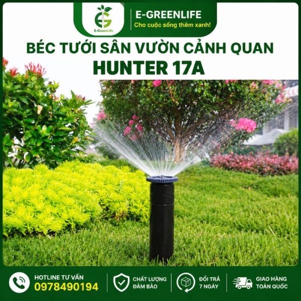 Địa chỉ bán Béc tưới sân vườn cảnh quan Hunter 17A