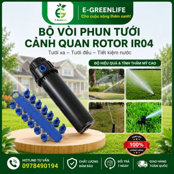Địa chỉ bán Bộ vòi phun tươi cảnh quan Rotor IR04