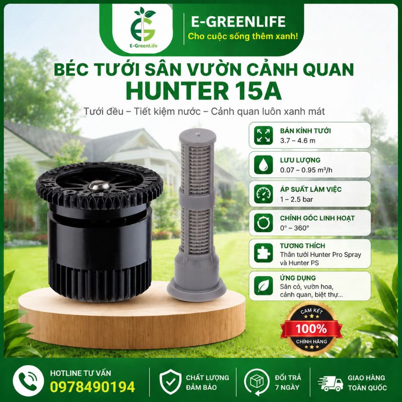 mua-bec-tuoi-san-vuon-canh-quan-hunter-15a-E-GreenLife Béc tưới sân vườn cảnh quan Hunter 15A