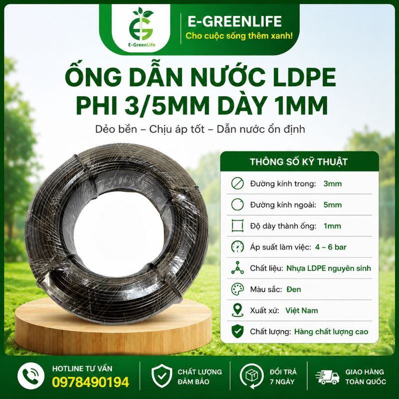 ong-dan-nuoc-ldpe-phi-3-5mm-day-1mm-E-GreenLife Ống dẫn nước LDPE phi 3/5mm dày 1mm tại E-GreenLife