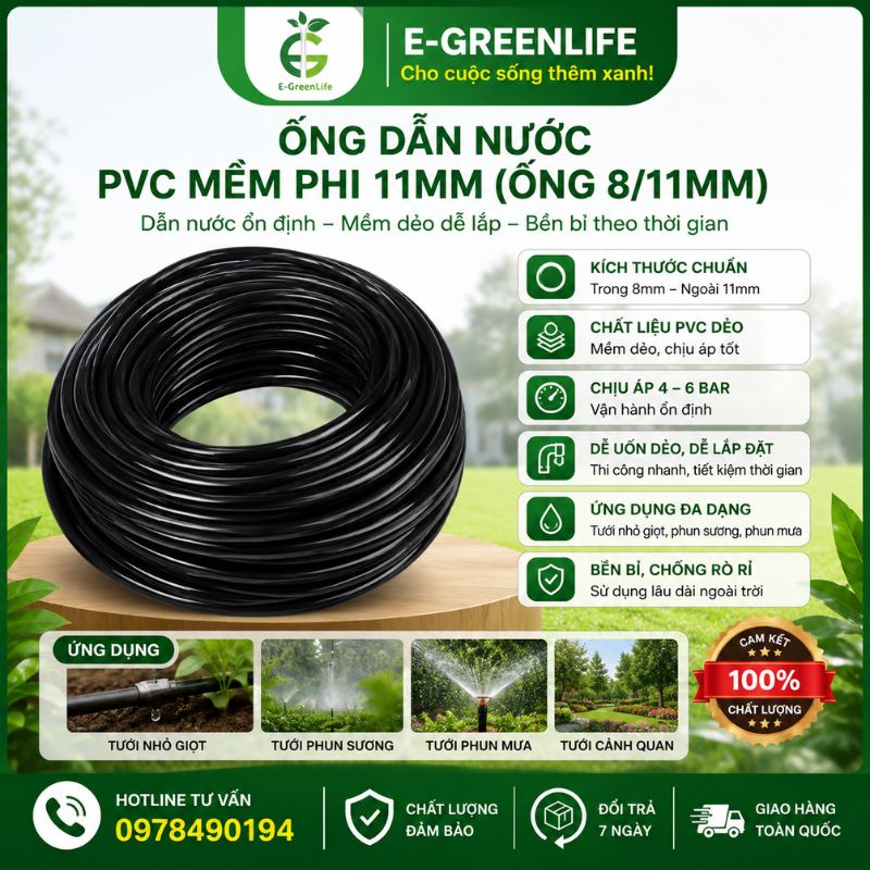 ong-dan-nuoc-pvc-mem-phi-11mm-ong-8-11mm Ống dẫn nước PVC mềm phi 11mm (ống 8/11mm)