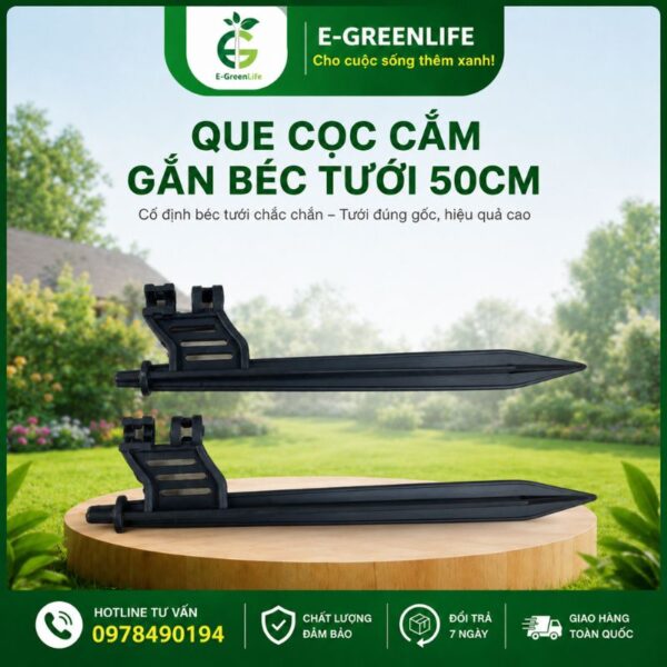 Cấu tạo Que cọc cắm gắn béc tưới 50cm là gì