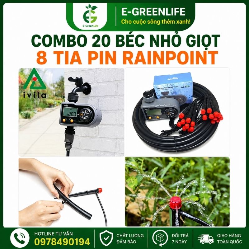 combo-20-bec-nho-giot-8-tia-pin-rainpoint-chat-luong Combo 20 béc nhỏ giọt 8 tia pin RainPoint chất lượng