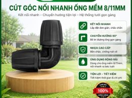 Cút góc nối nhanh ống mềm 8/11mm