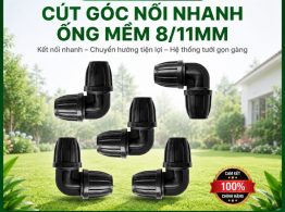 Địa chỉ bán Cút góc nối nhanh ống mềm 8/11mm chất lượng