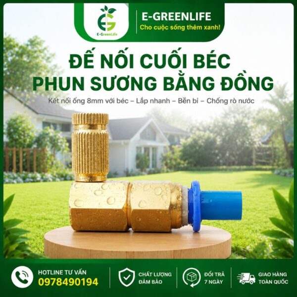 Địa chỉ bán Đế nối cuối béc phun sương bằng đồng