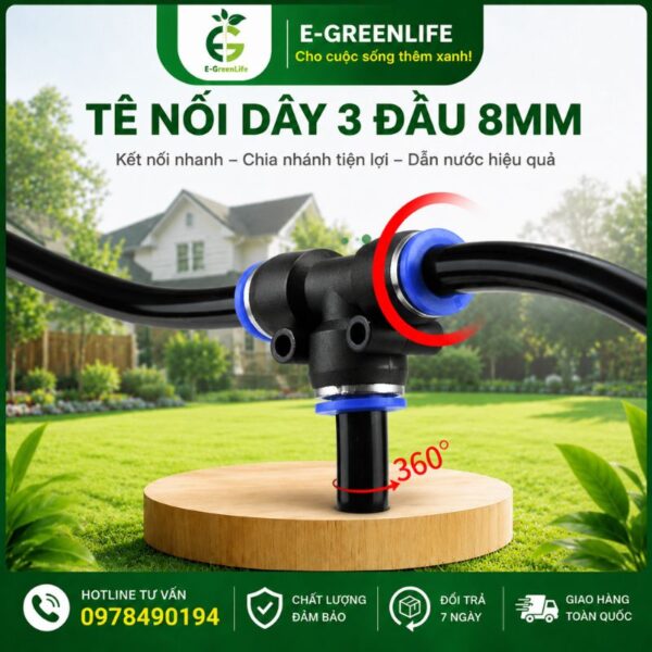 Địa chỉ mua Tê nối dây 3 đầu 8mm uy tín