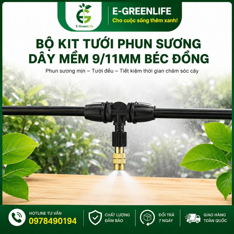 mua-bo-kit-tuoi-phun-suong-chat-luong-o-dau Mua Bộ kit tưới phun sương dây mềm 9/11mm béc đồng chất lượng ở đâu