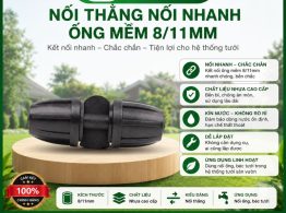 Nối thẳng nối nhanh ống mềm 8/11mm