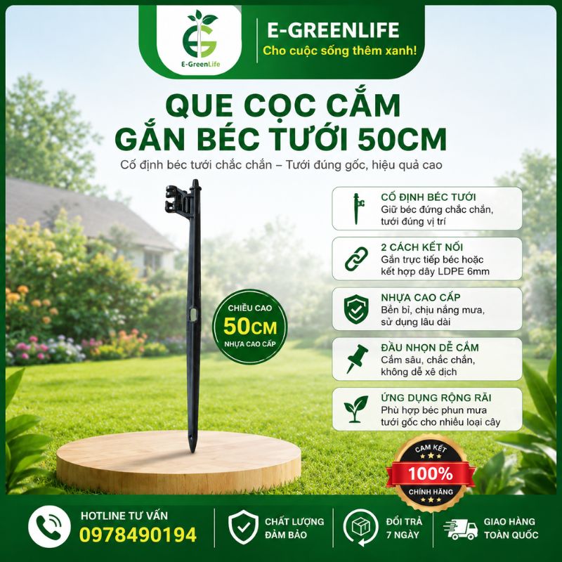 que-coc-cam-gan-bec-tuoi-50cm Que cọc cắm gắn béc tưới 50cm