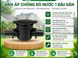 Van áp chống rò nước 1 đầu gân