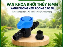 Mua van khóa khởi thủy xanh dương kèm roong cao su 16mm