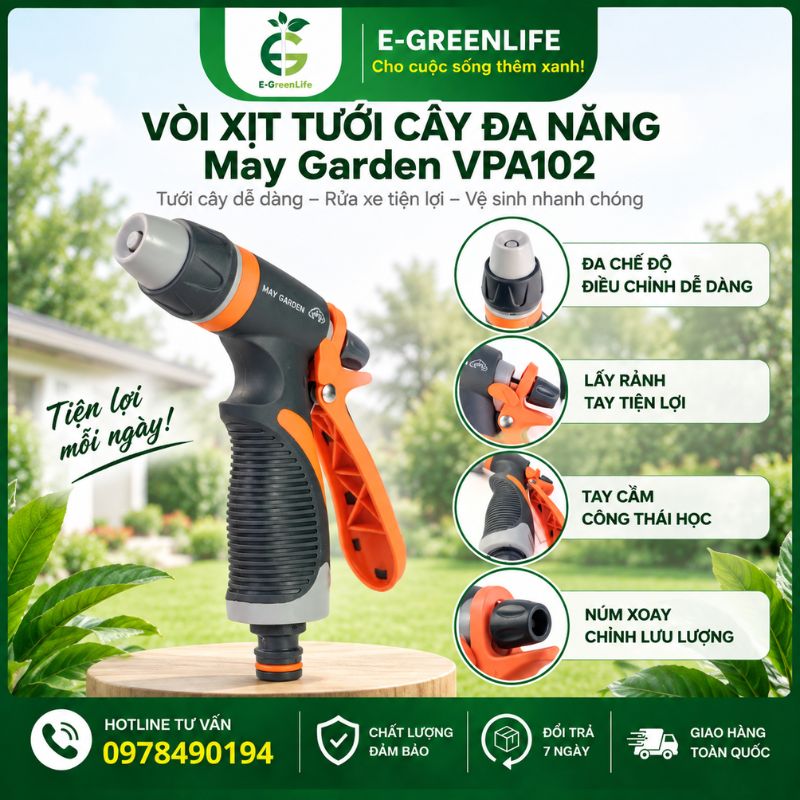 E-GreenLife-ban-voi-xit-may-garden-vpa102-chat-luong E-GreenLife bán Vòi xịt tưới cây đa năng May Garden VPA102 chất lượng