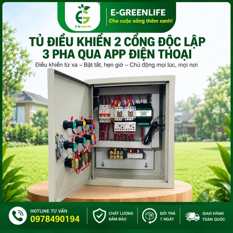 E-GreenLife-dia-chi-mua-tu-dieu-khien-2-cong-doc-lap-3-pha-qua-app E-GreenLife địa chỉ mua tủ điều khiển 2 cổng độc lập 3 pha qua app điện thoại