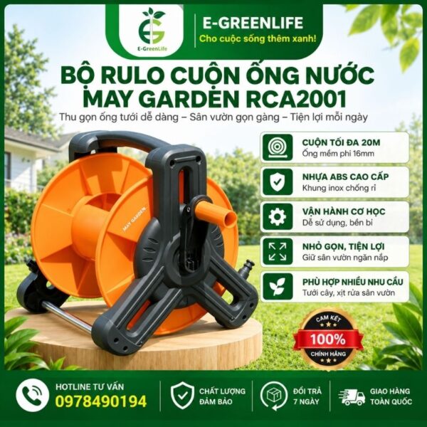 Bộ rulo cuộn ống nước May Garden RCA2001