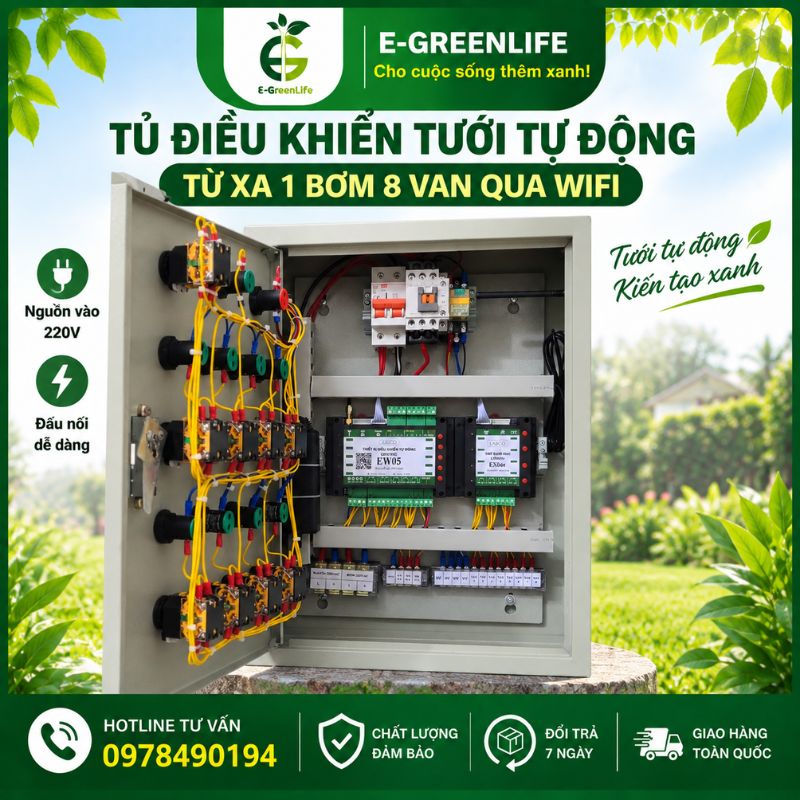 cau-tao-tu-dieu-khien-tuoi-tu-dong-tu-xa-1-bom-8-van Cấu tạo tủ điều khiển tưới tự động từ xa 1 bơm 8 van qua wifi