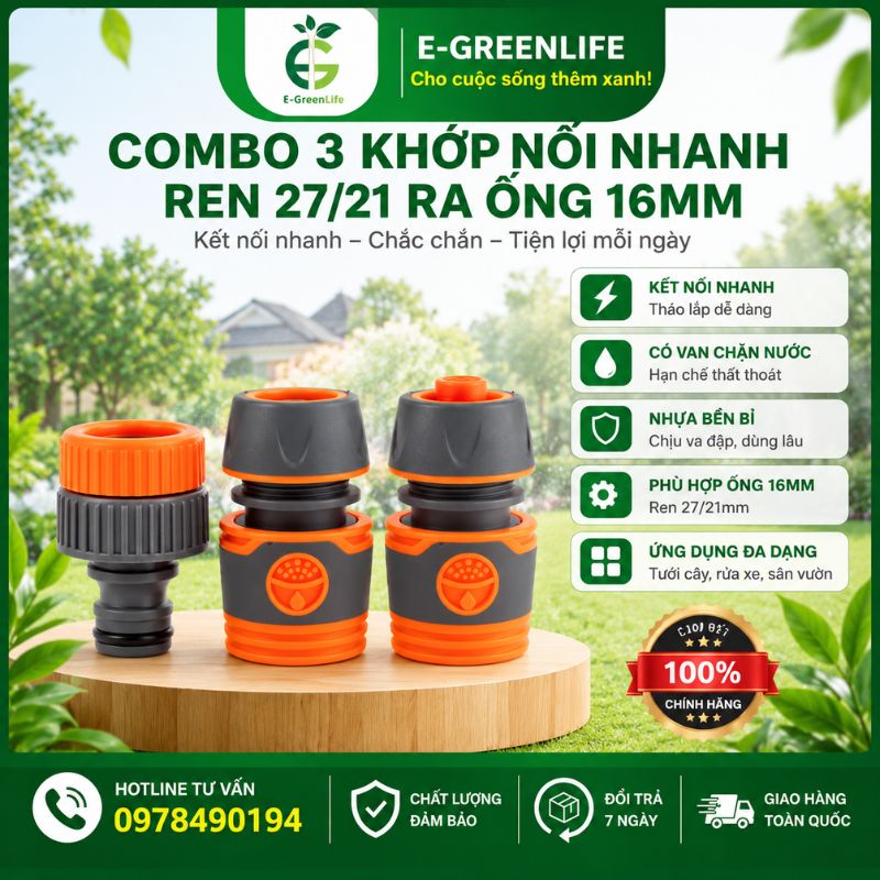 combo-3-khop-noi-nhanh-ren-27-21-ra-ong-16mm Combo 3 khớp nối nhanh ren 27/21 ra ống 16mm