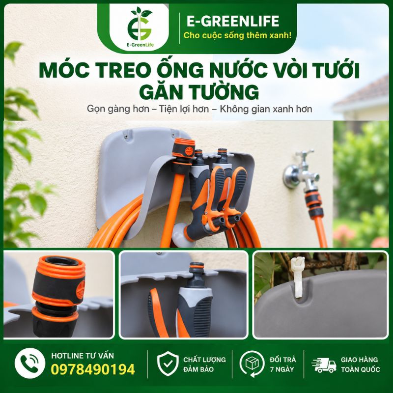 moc-treo-ong-nuoc-voi-tuoi-gan-tuong-chat-luong-tai-e-greenlife Móc treo ống nước vòi tưới gắn tường chất lượng tại E-GreenLife