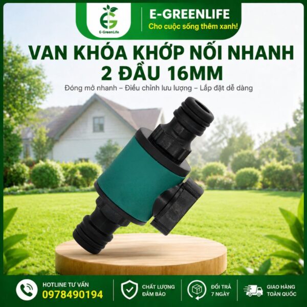 Mua Van khóa khớp nối nhanh 2 đầu 16mm ở đâu uy tín