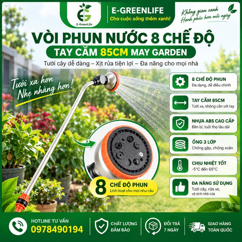 voi-phun-nuoc-8-che-do-tay-cam-85cm-may-garden Vòi phun nước 8 chế độ tay cầm 85cm May Garden