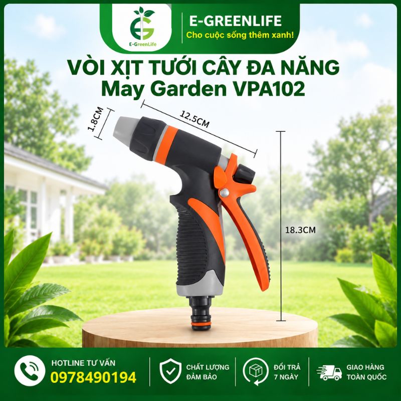 voi-xit-tuoi-cay-da-nang-may-garden-vpa102-chat-luong Vòi xịt tưới cây đa năng May Garden VPA102 chất lượng
